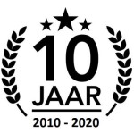 logo 10 jaar. 2010-2020